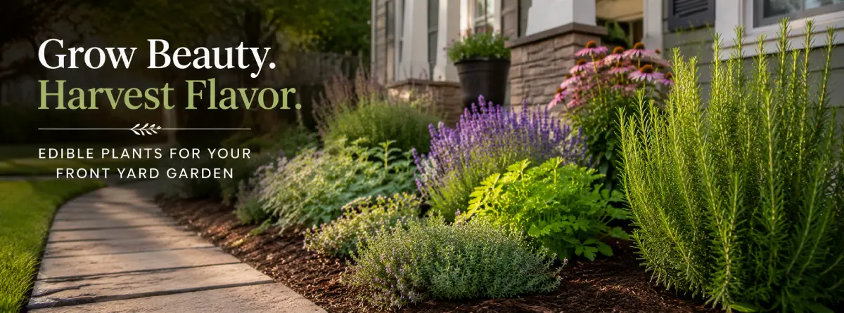 5 Edible Plants to Grow in Your Front Yard Garden - Front Yard Forest sustainable landscaping article