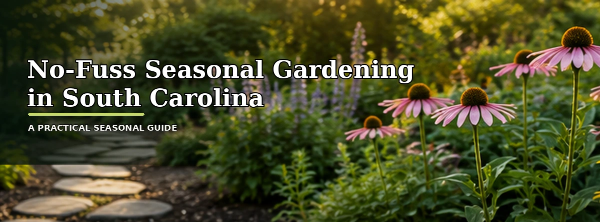 No-Fuss Seasonal Gardening in South Carolina: What to Plant and When to Cut Back - Front Yard Forest sustainable landscaping article