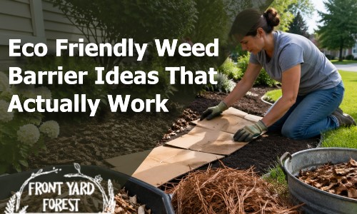 Eco Friendly Weed Barrier Ideas That Actually Work - Front Yard Forest sustainable landscaping article
