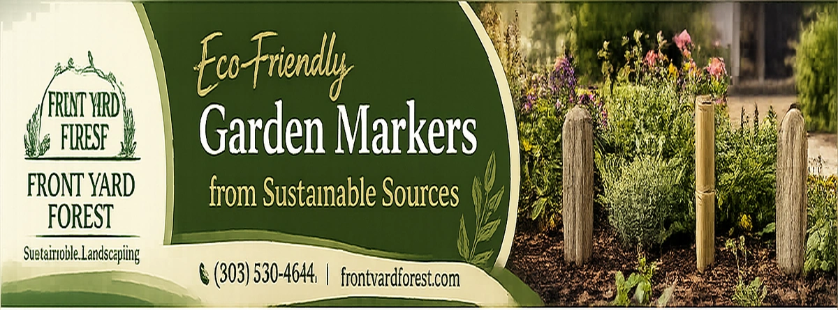 Eco-Friendly Garden Markers from Sustainable Sources - Front Yard Forest sustainable landscaping article